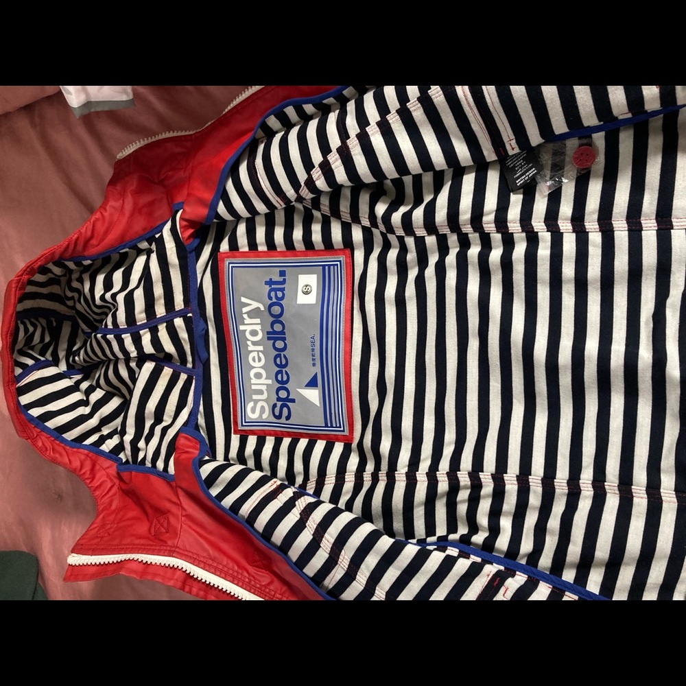 Women hooded Super Dry rain jacket